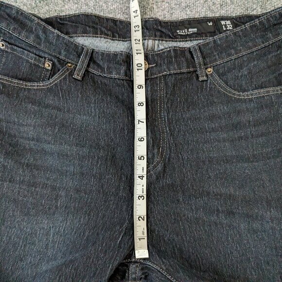 WXYZ Jeans Men's 36x32 (36x29.5) Nomad Slim Fit Black Pockets Zip Button‎ - Picture 15 of 16